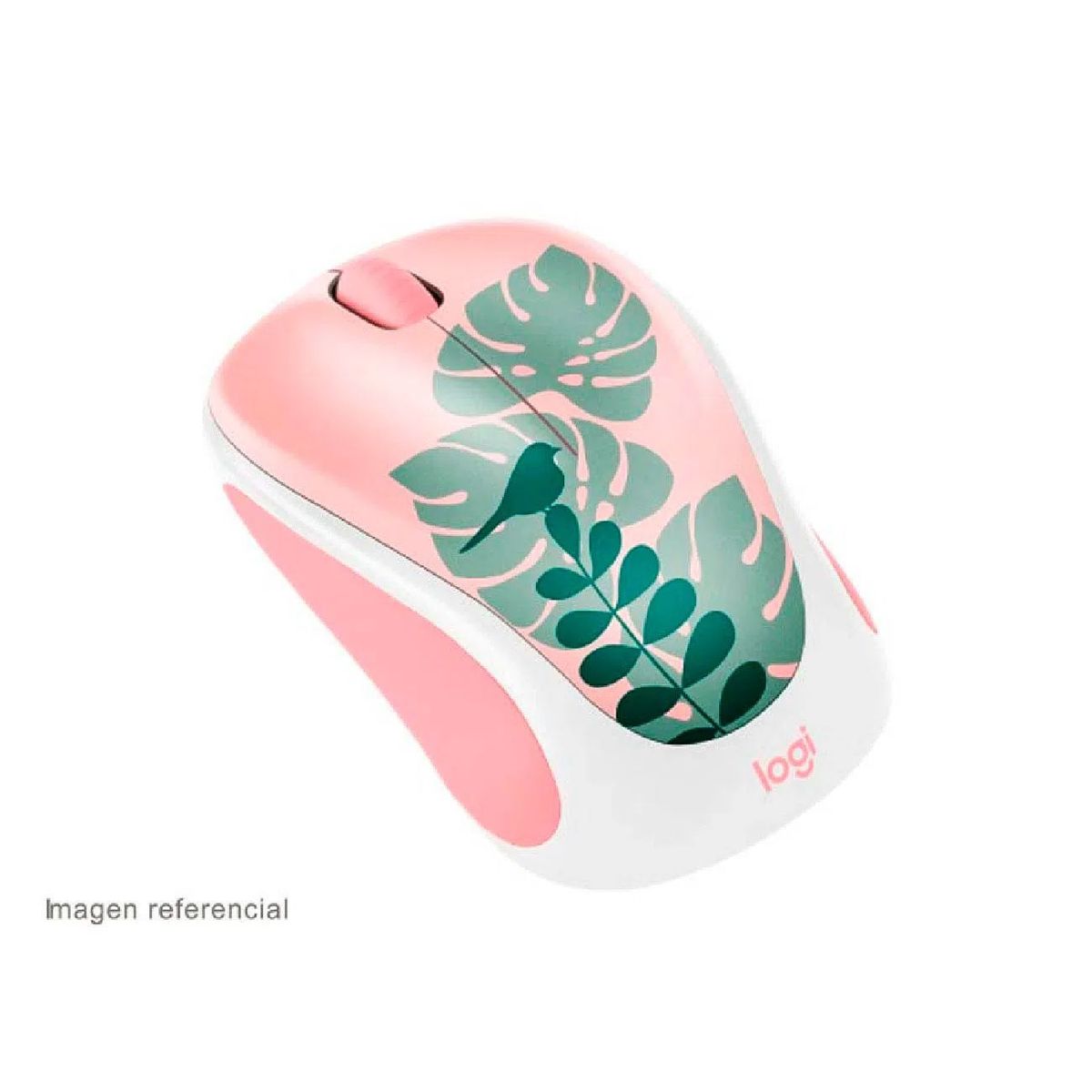 LOGITECH - Mouse Logitech M317 C Wireless Pink Inalambrico