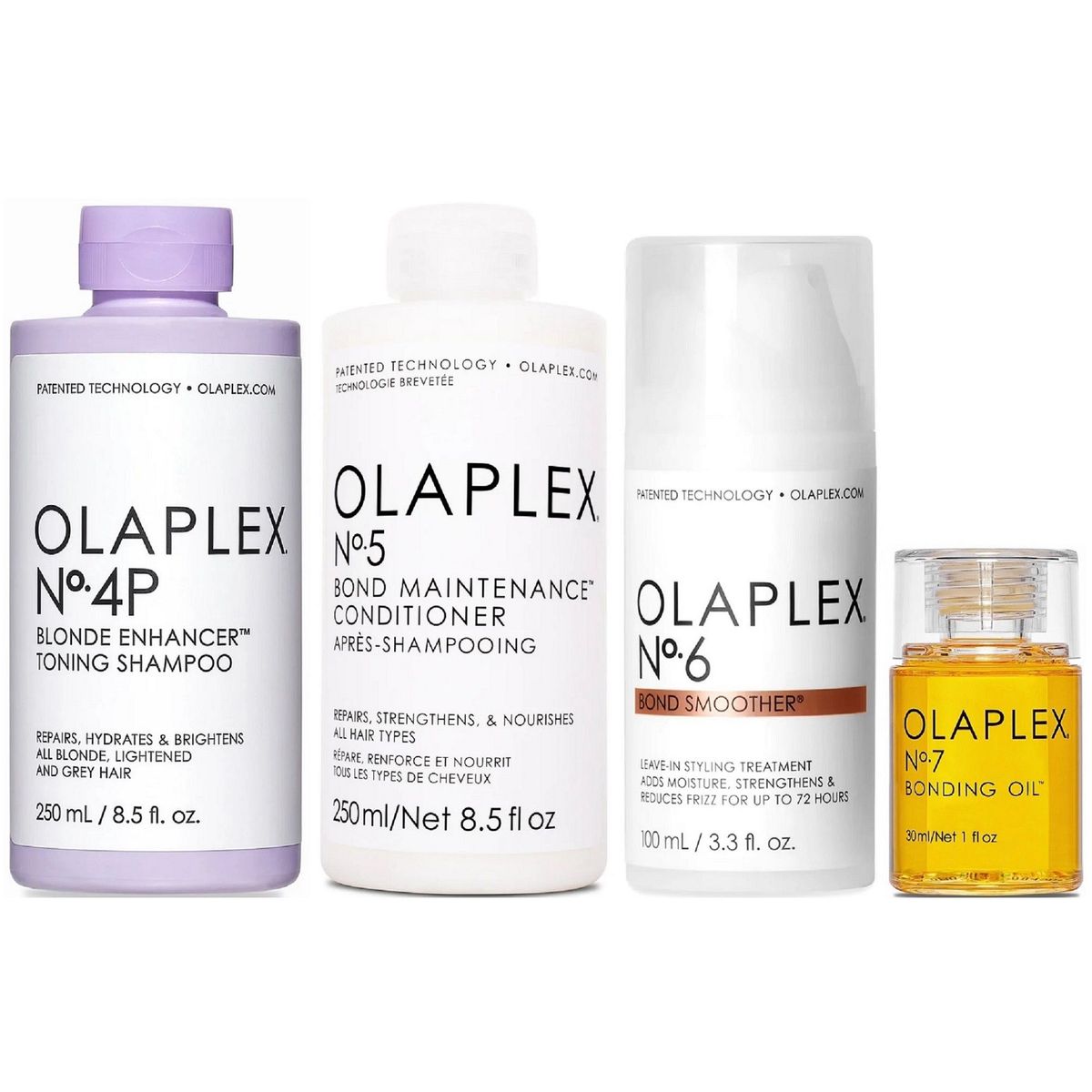 OLAPLEX - Olaplex N°4P + N°5 + N°6 + N°7 Tratamiento Cabello Rubio