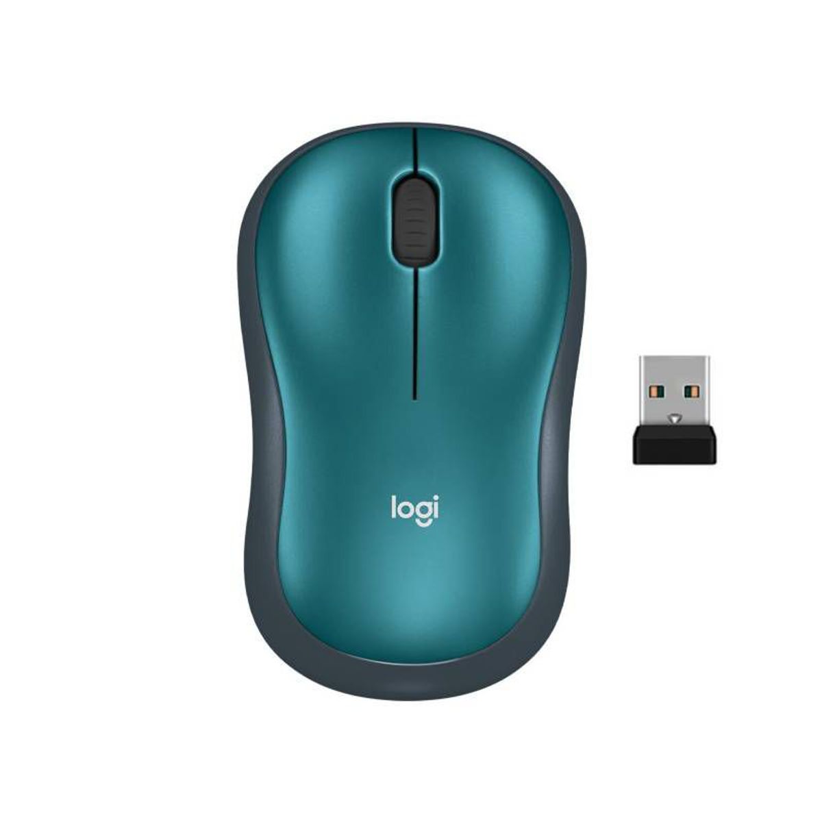 LOGITECH - Mouse Logitech M185 Red Inalambrico usb Laptop  Azul