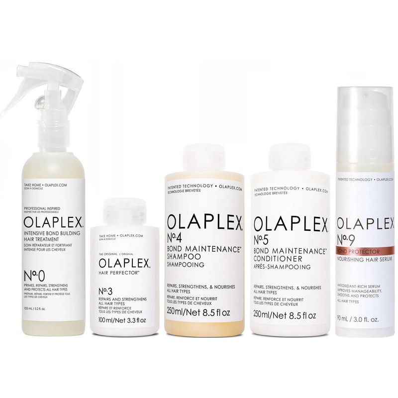 OLAPLEX - Olaplex N°0 + N°3 + N°4 + N°5 + N°9 Tratamiento Reparador Intensivo