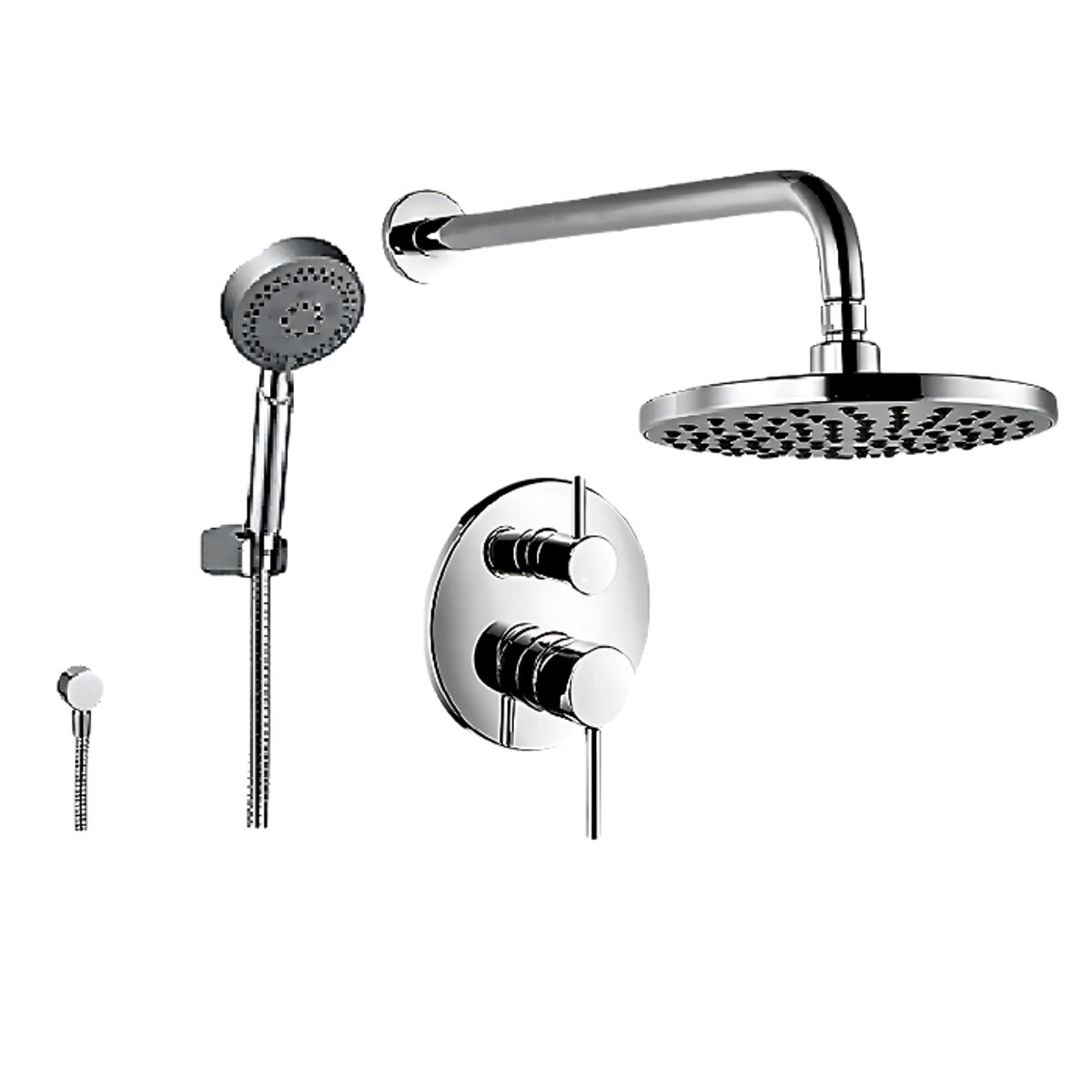 XM - MEZCLADORA MONOCOMANDO DUCHA Y TELÉFONO CROMADO MT010D5