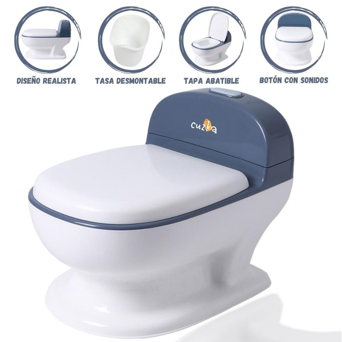 INFANTI - Bacín INFANTI »POTTY MI PRIMER BAÑO» Blue