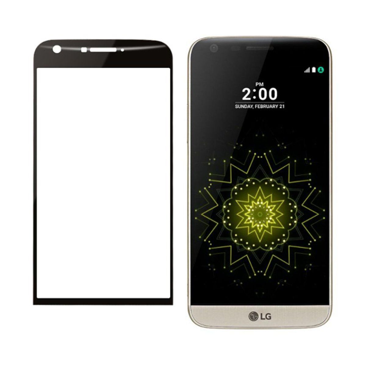 GENERICO - Protector mica cristal templado lg g5