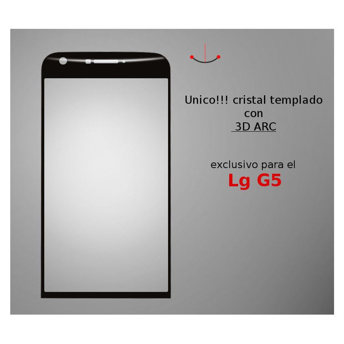 GENERICO - Protector mica cristal templado lg g5