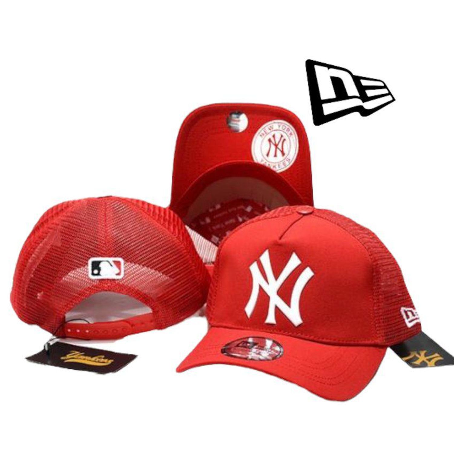 Rojo Gorros Jockey New Era Jockey Boston Red Sox MLB 59Fifty New Era