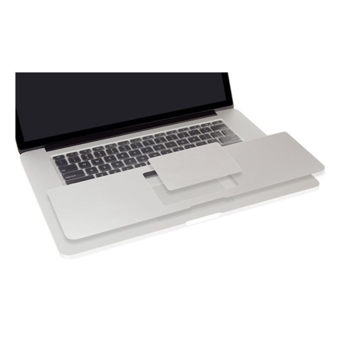 GENERICO - Protector Film Trackpad y Apoyamanos Macbook Pro 17 Silver - A1297