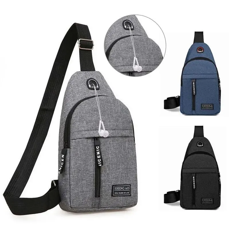 INSPIRA MARKET - Mochila Morral Bandolera Riñonera Cruzado Juvenil Antirrobo Con USB