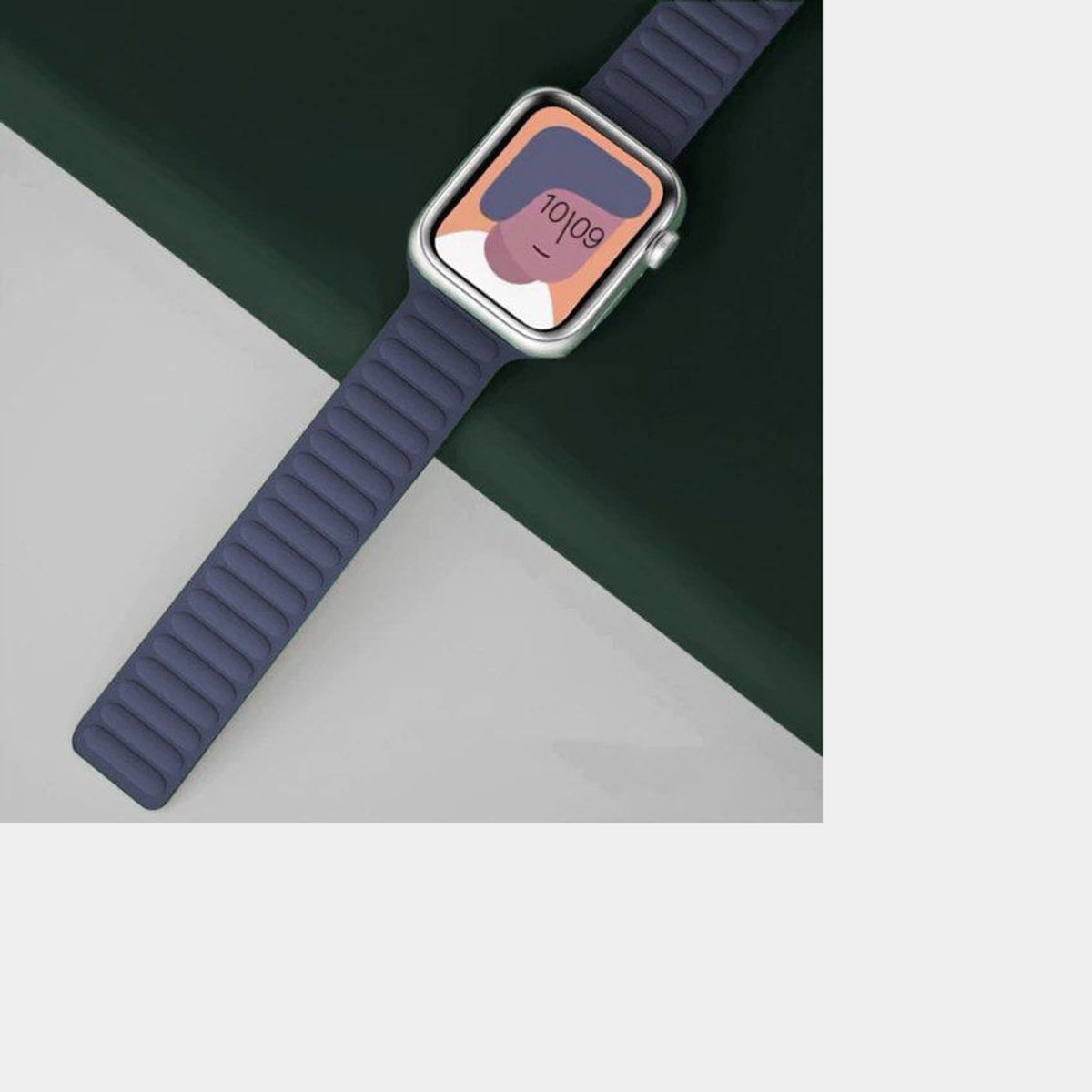 GENERICO - Correa apple watch magnetica 45mm 44mm 42mm / se serie 7, 6, 5, 4, 3