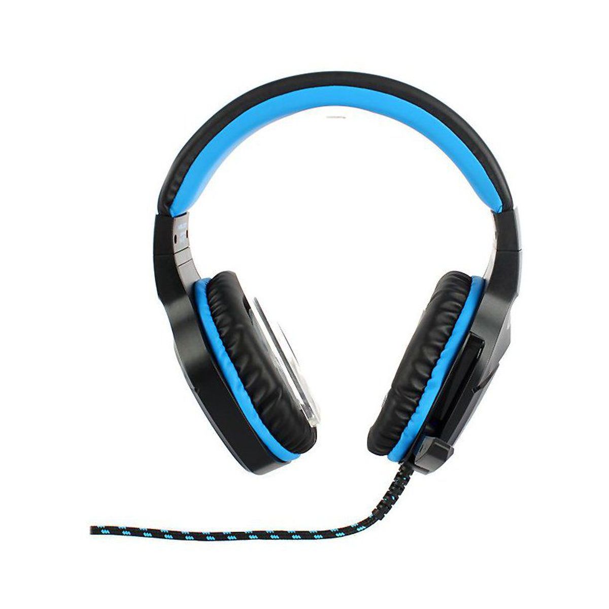 HALION - AUDIFONO GAMER CON MICROFONO HALION S7 PLUG 3.5 MM + USB LUZ LED AZUL