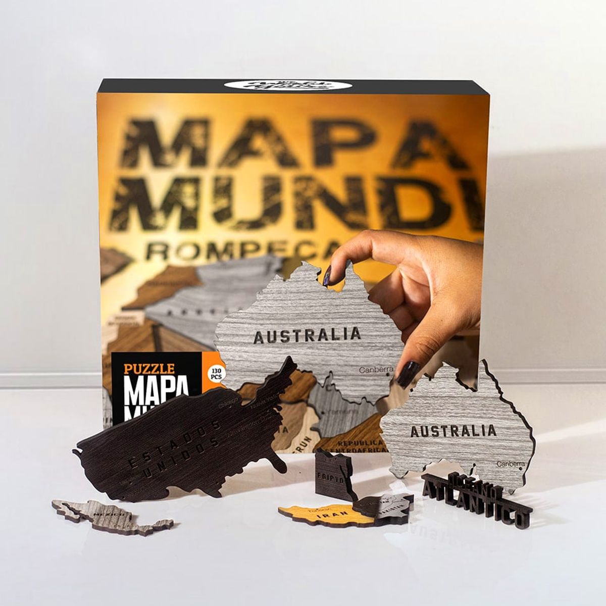 A ANUARIOS EXCLUSIVOS - Rompecabeza de madera MAPA MUNDI