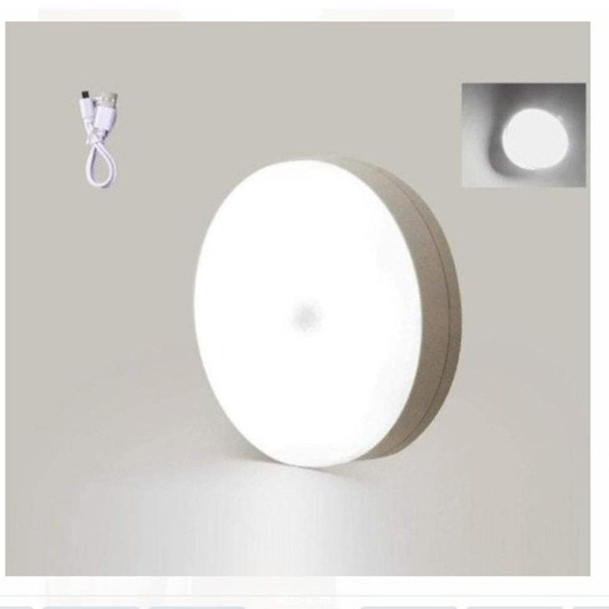 GENERICO - Luz led inteligente con sensor de movimiento recargable