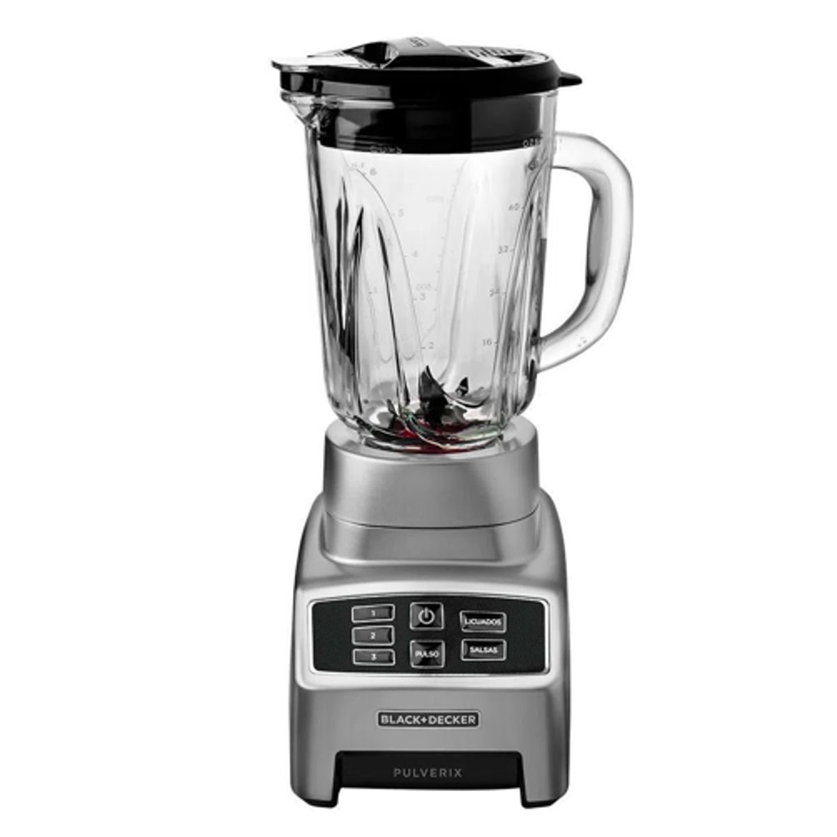 BLACK+DECKER - Licuadora Digital Black&Decker 3 velocidades Pulverix 700W y Jarra de Vidrio 1.5L