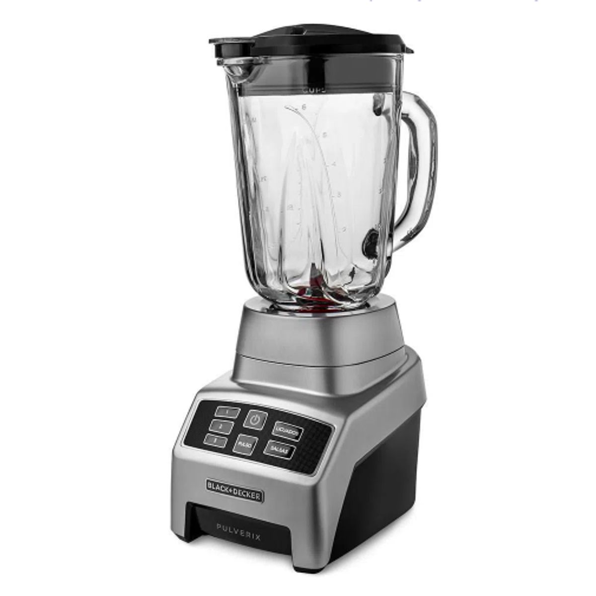 BLACK+DECKER - Licuadora Digital Black&Decker 3 velocidades Pulverix 700W y Jarra de Vidrio 1.5L