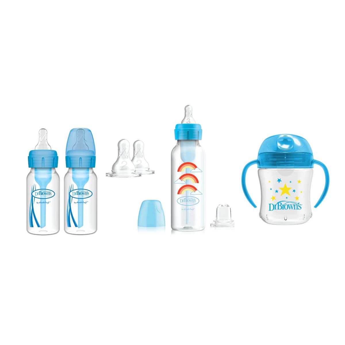 DR BROWNS - Pack de Transición con Biberón y Vaso para Niño