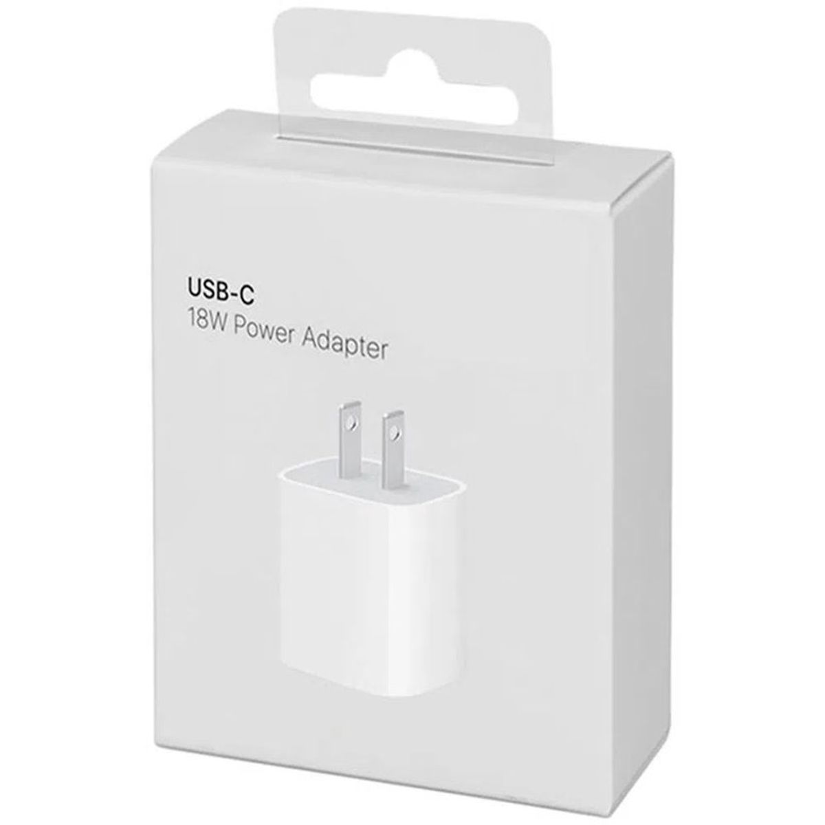 GENERICO - Cargador rápido 18w usb tipo c  ipad iphone 8 x xs 11 - blanco