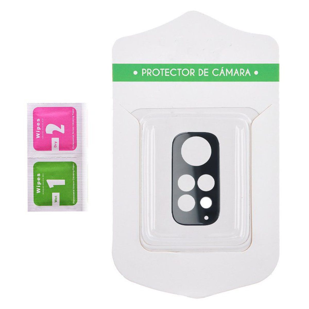 GENERICO - Vidrio Protector de Cámara para Xiaomi Redmi Note 11 4g Negro