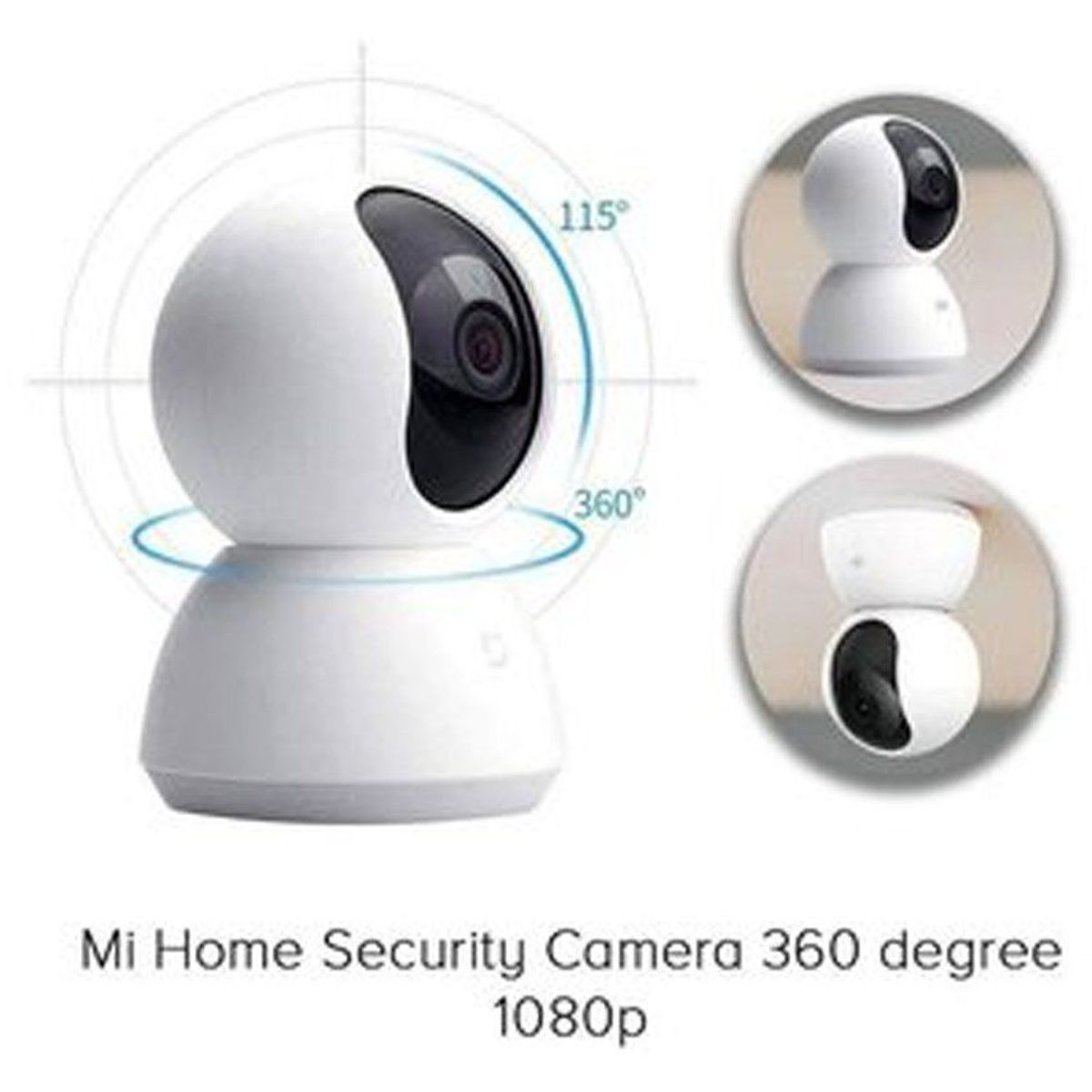 XIAOMI - Xiaomi mi home Security Camara 360° 1080p wifi altavoz app Blanco
