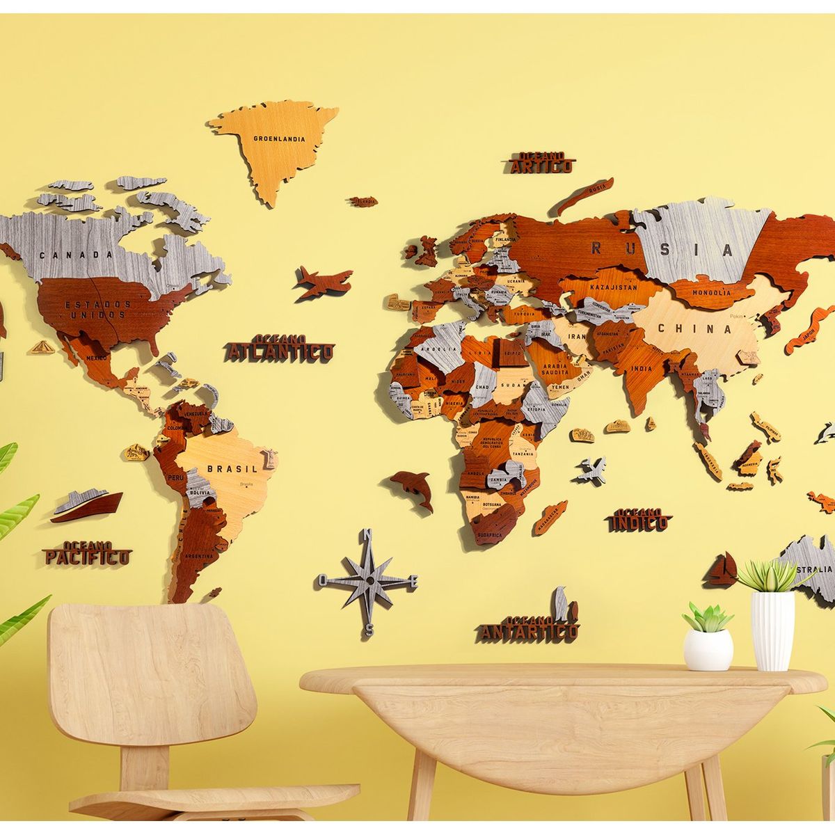 A ANUARIOS EXCLUSIVOS - Rompecabeza MAPA MUNDI XG Multicolor