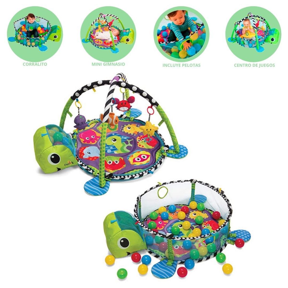 CUZKA - Gimnasio Corral Portátil »TORTUGA»