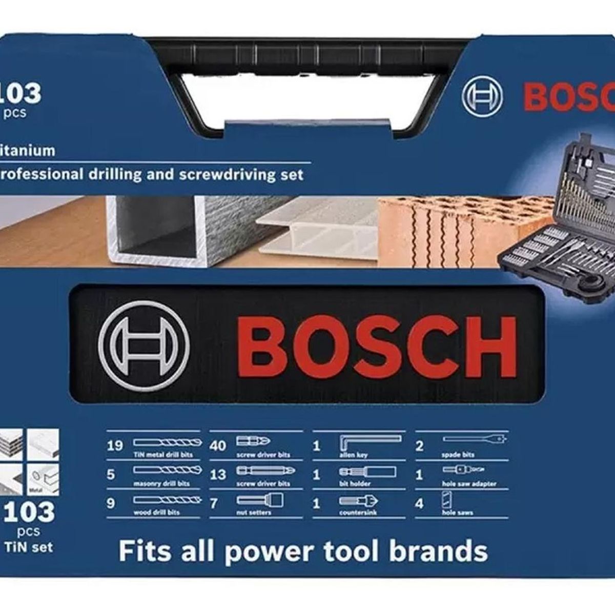 BOSCH - Set Para Taladrar 103 Piezas Bosch