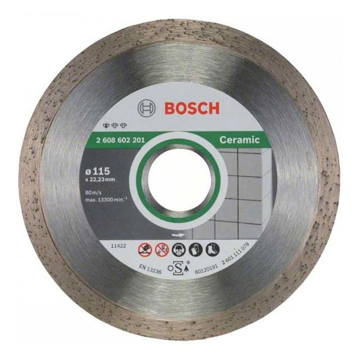 BOSCH - Disco diamantado para cerámica y azulejos 4 1/2 para esmeril bosch