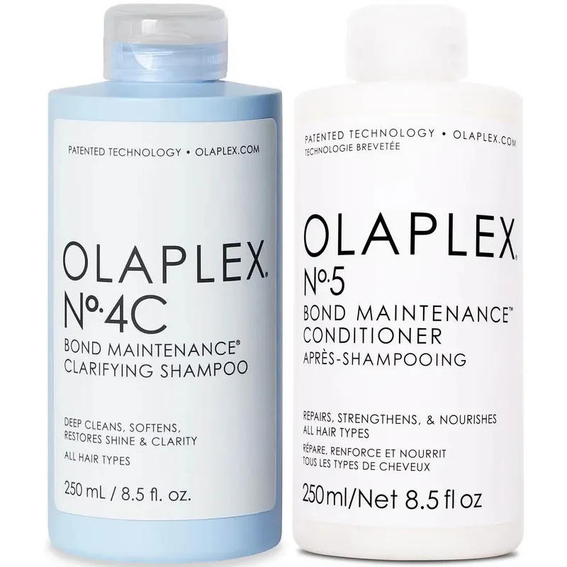 OLAPLEX - Olaplex N°4C + N°5 Shampoo Clarificante Sin Sulfato + Acondicionador