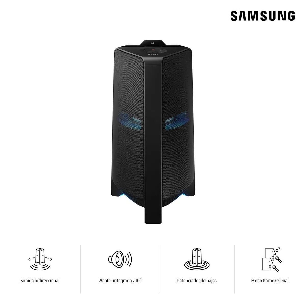 SAMSUNG - Equipo de sonido Samsung  500W MX-T50/PE negro