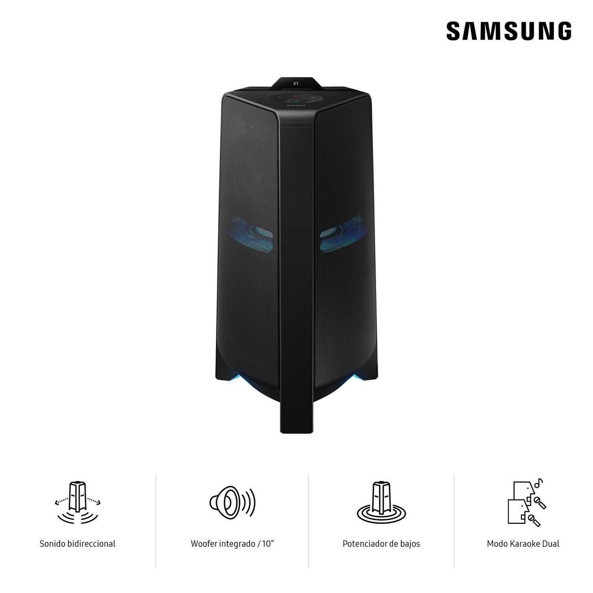 SAMSUNG - Equipo de sonido Samsung  500W MX-T50/PE negro