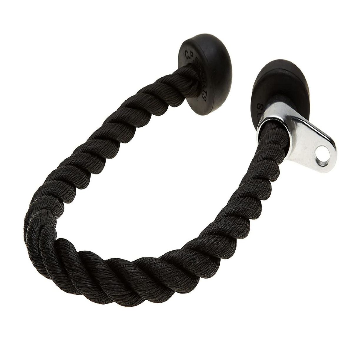 ALPHA GYM - Polea para Tríceps polea de gimnasio cuerda soga triceps.