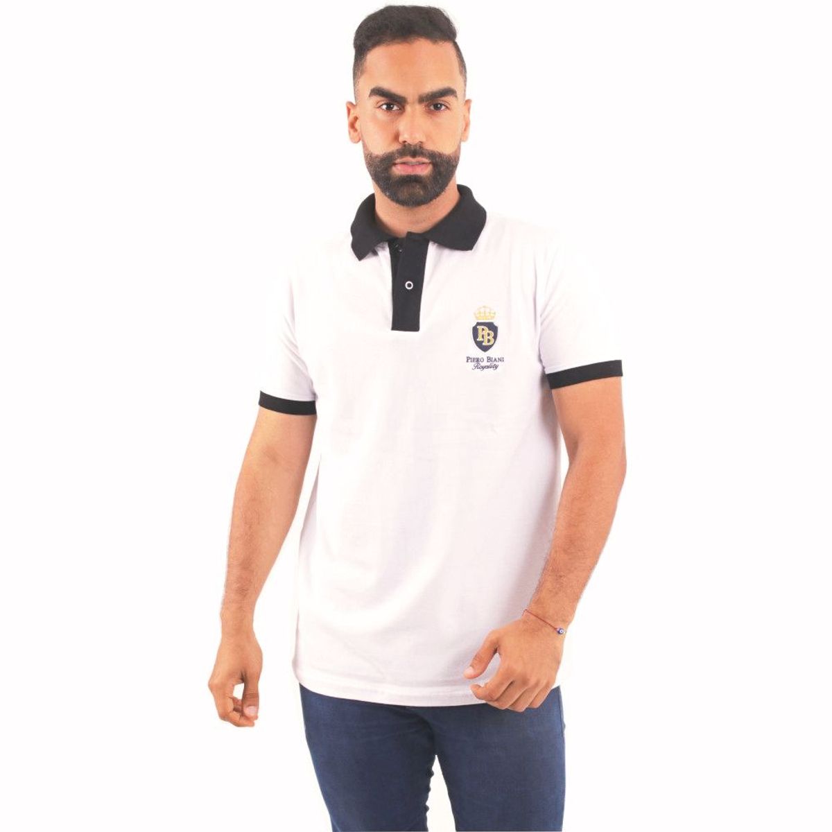 GENERICO - Polo Manga Corta Hombre Piero Biani - Blanco