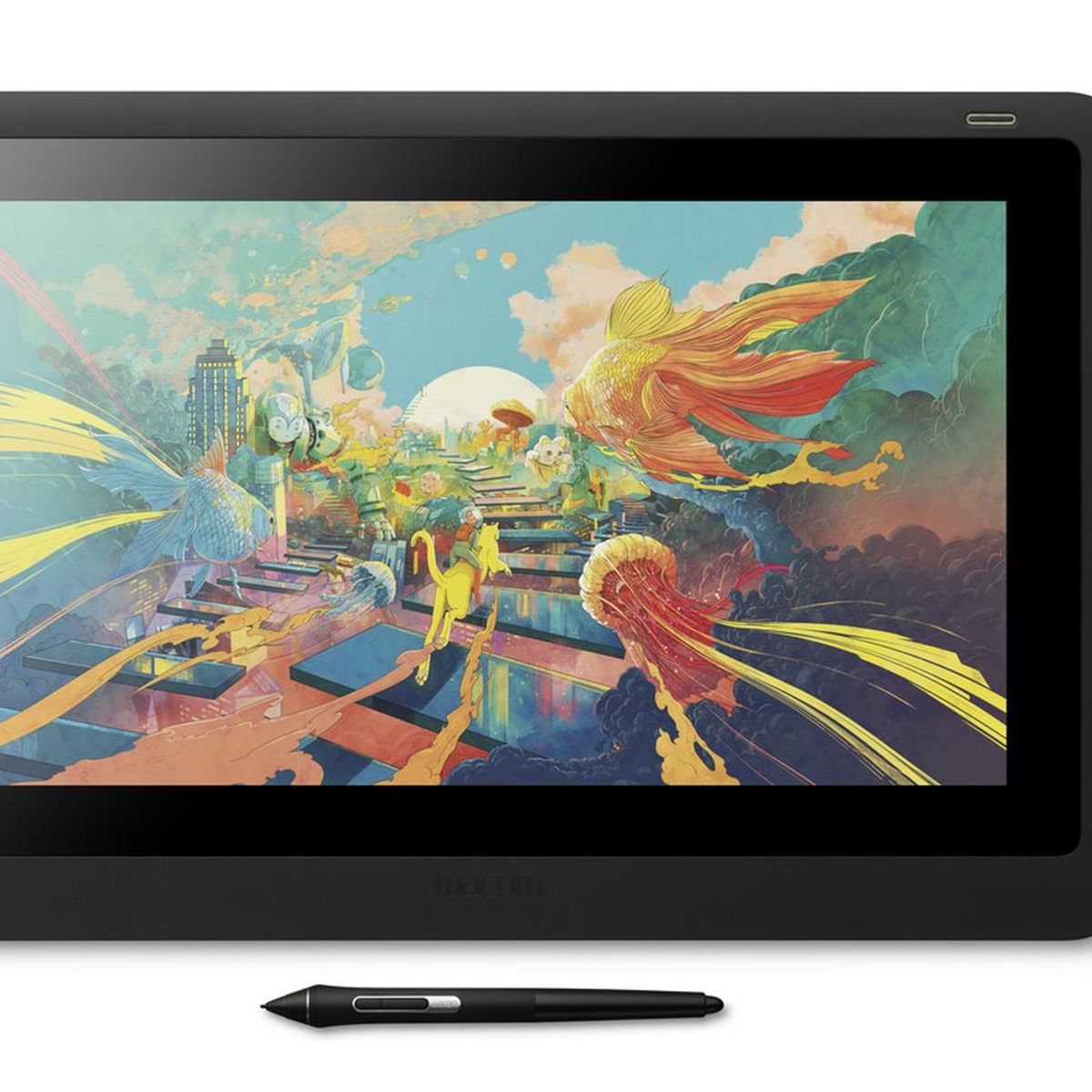 WACOM - Pantalla Gráfica Wacom Cintiq 16 /Negro. Con Lápiz y puntas