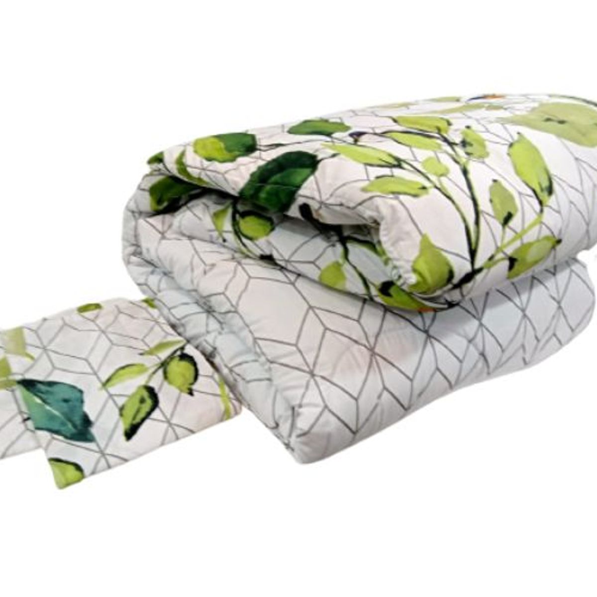 ARLIN TEXTIL - Edredon Estampado 1.5 plz Hojas