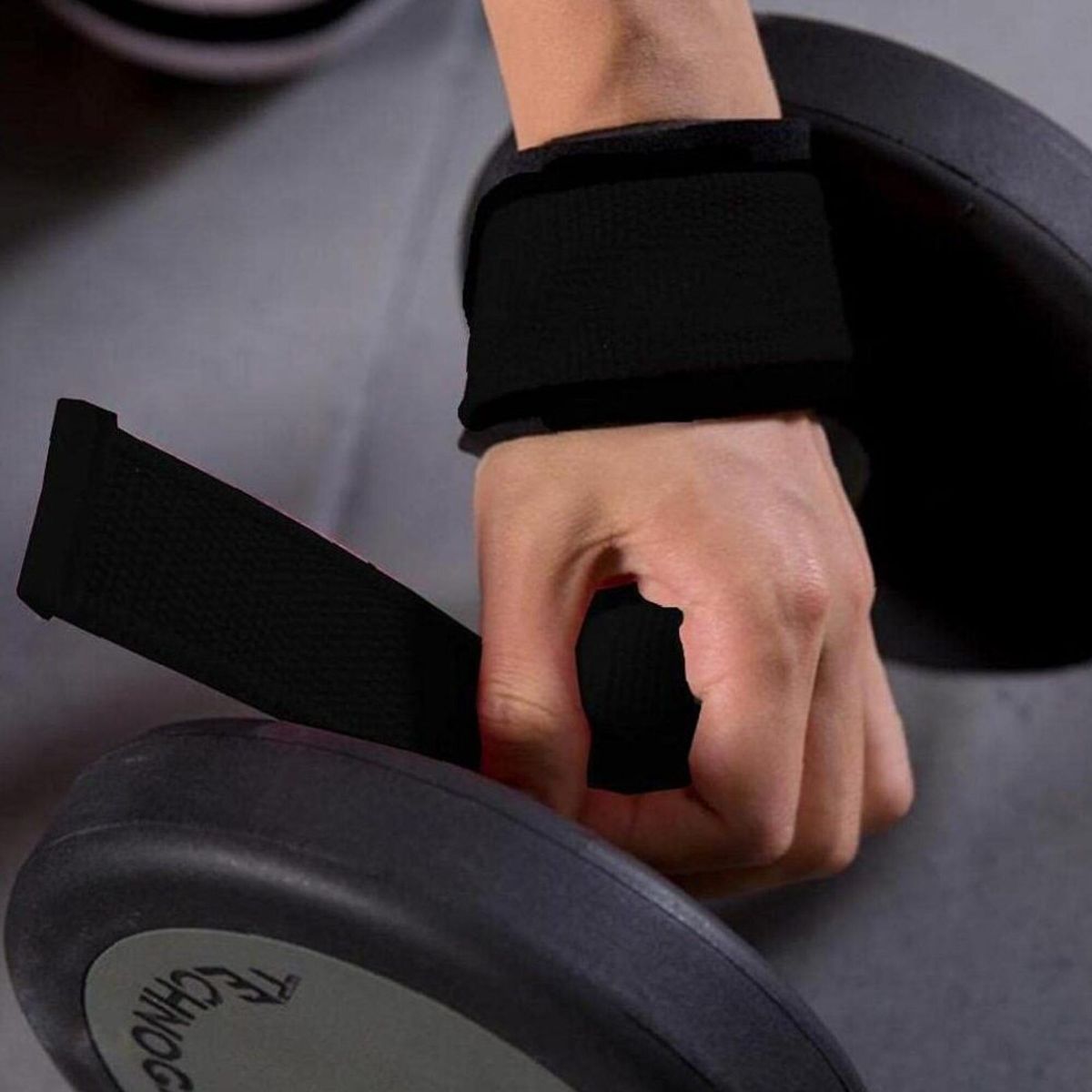 ALPHA GYM - Straps para levantamiento de pesas muñequeras basic