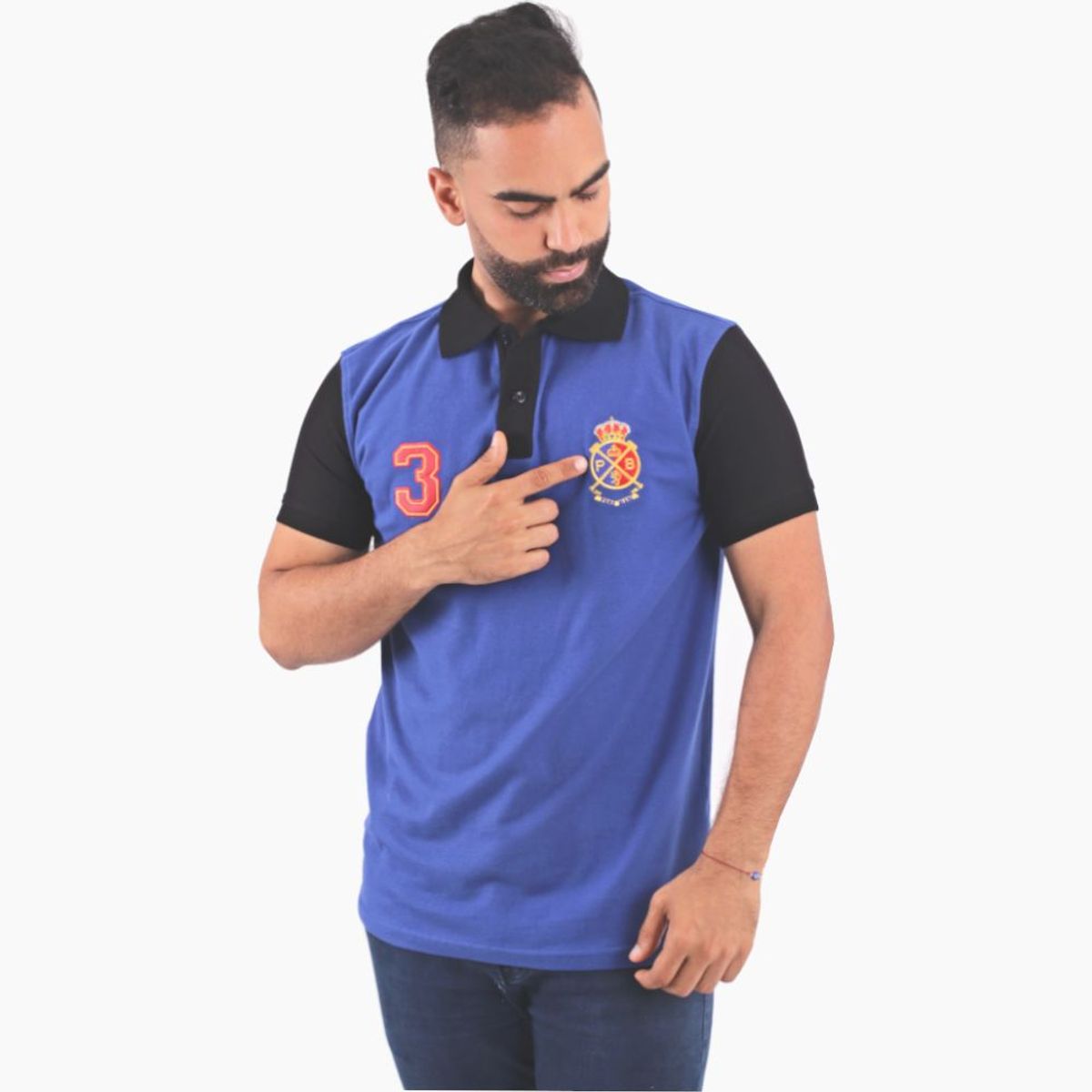 GENERICO - Polo Cuello Camisero Manga Corta Hombre Piero Biani