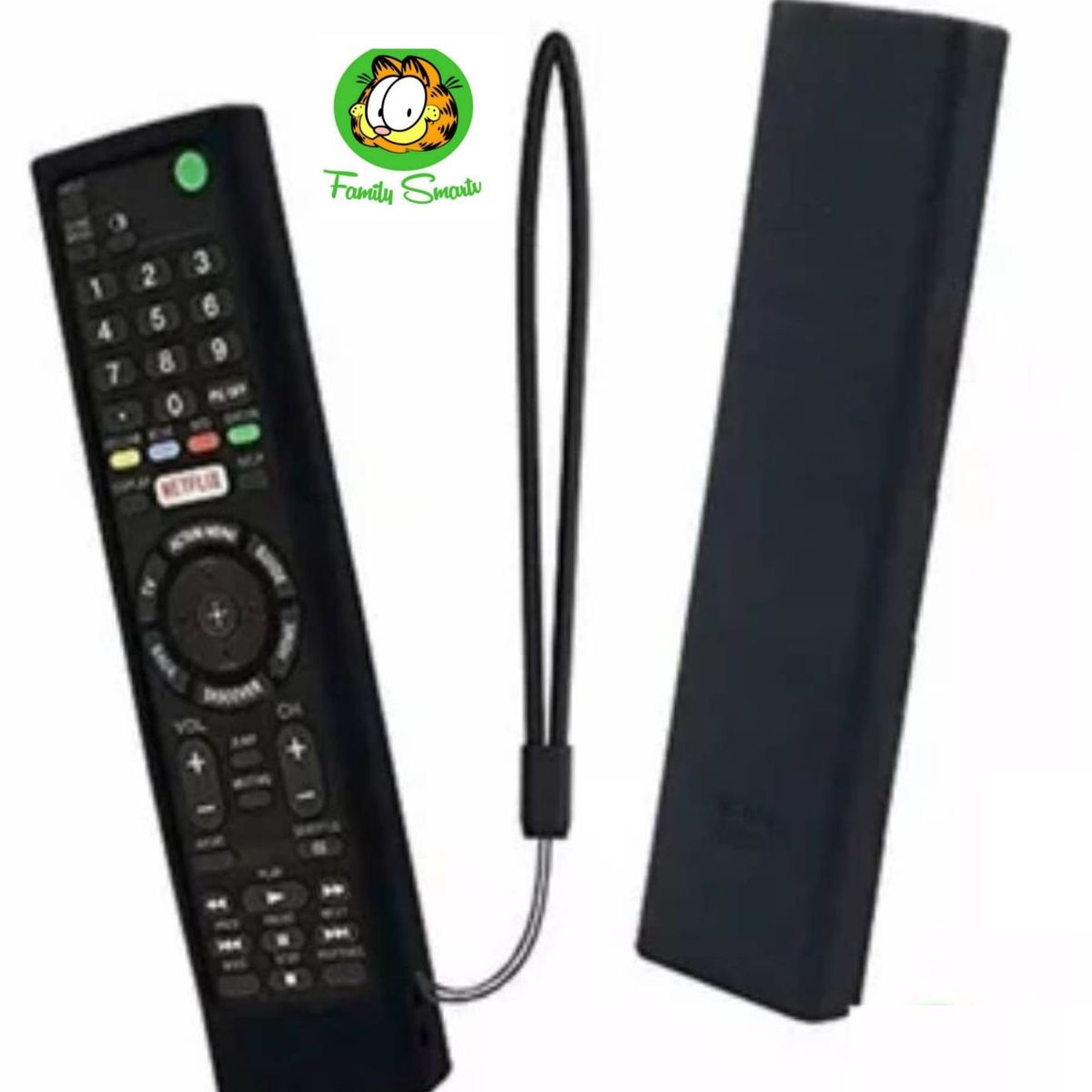 UNIVERSAL - Funda silicona para Control Sony Smart  Negro