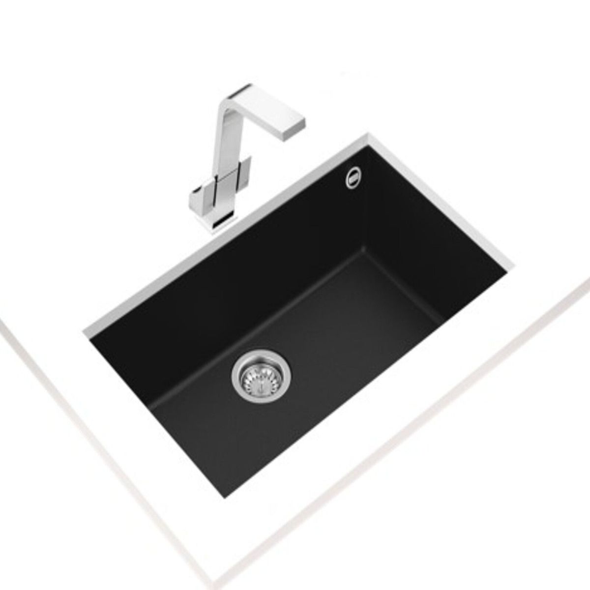 TEKA - LAVADERO TEGRANIT SQUARE 72.40 BLACK