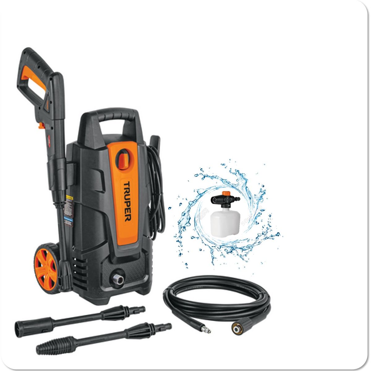 TRUPER - Hidrolavadora portátil Truper 1500 PSI 1400W