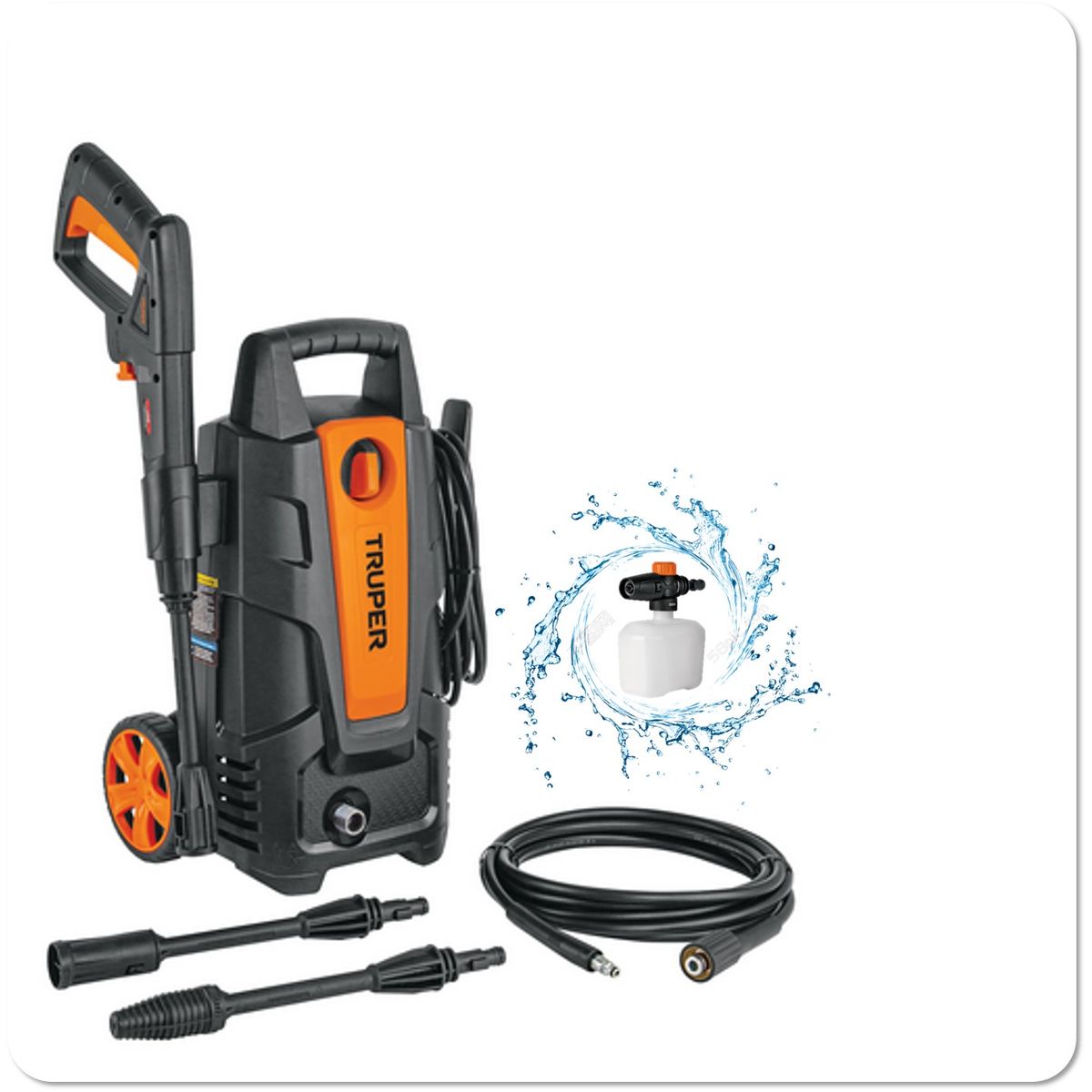 TRUPER - Hidrolavadora portátil Truper 1500 PSI 1400W
