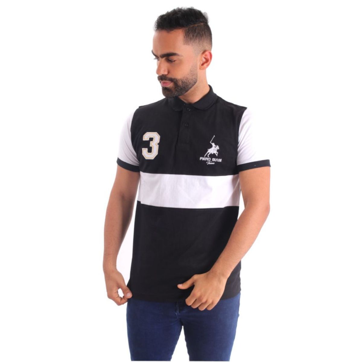 GENERICO - Polo Manga Corta Hombre AlgodÃ³n Piero Biani.