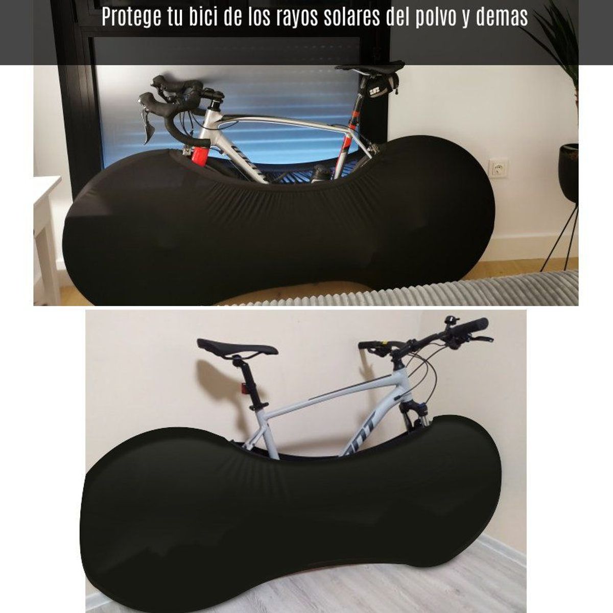GENERICO - Protector rueda bicicleta montañera bolsa antiPolvo arañazos