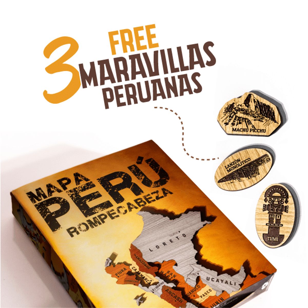 A ANUARIOS EXCLUSIVOS - Rompecabeza MAPA PERU