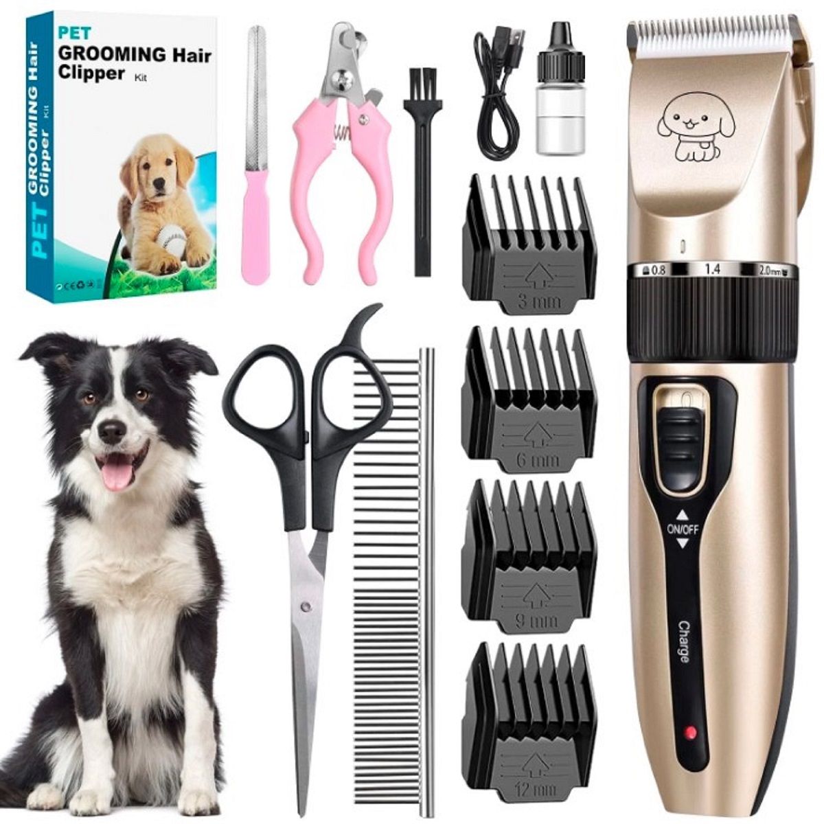 GENERICO - Maquina Corta Pelo Mascota Perro Dog Inalámbrica