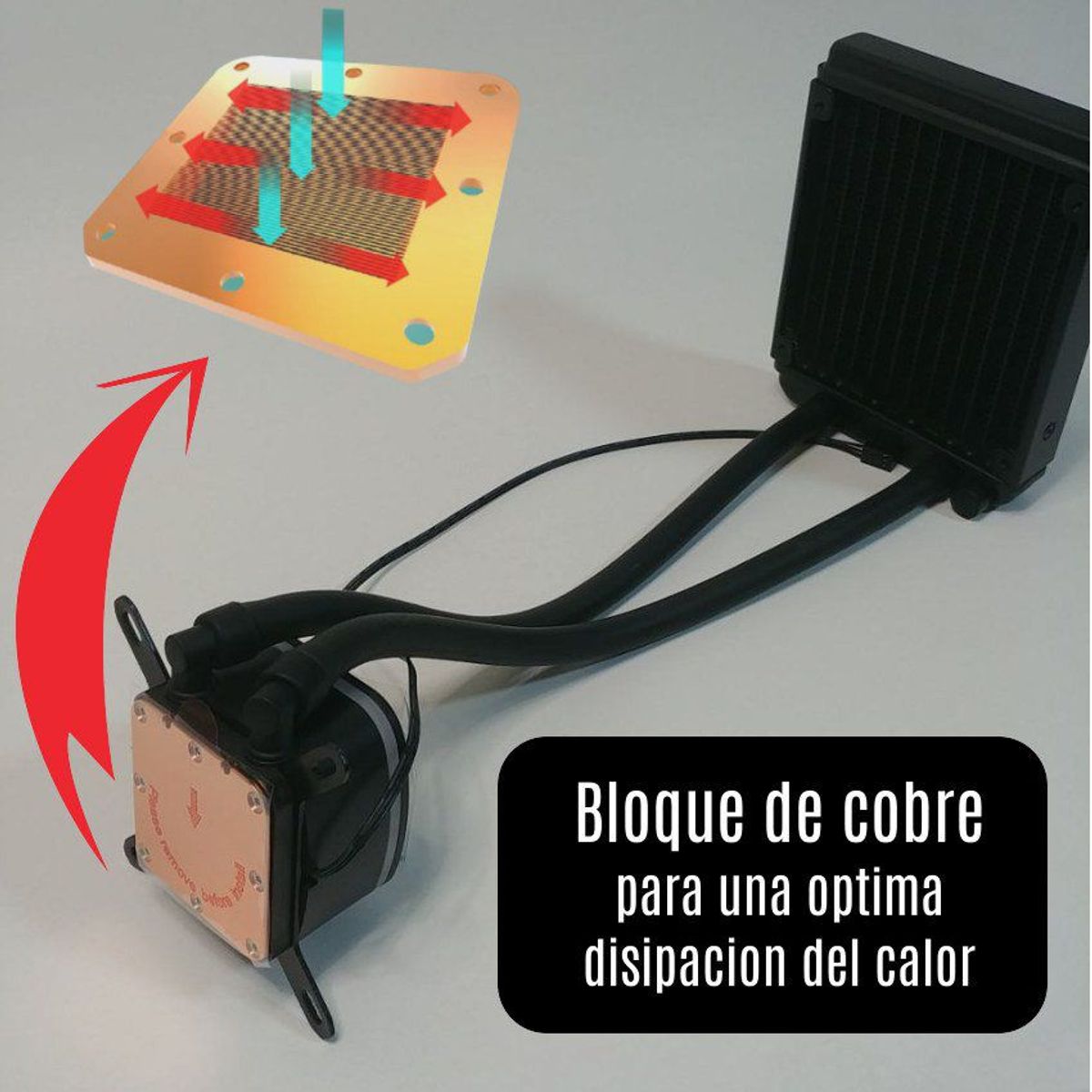 AIGO - Refrigeración liquida cpu water cooler rgb intel lga 1700 1200