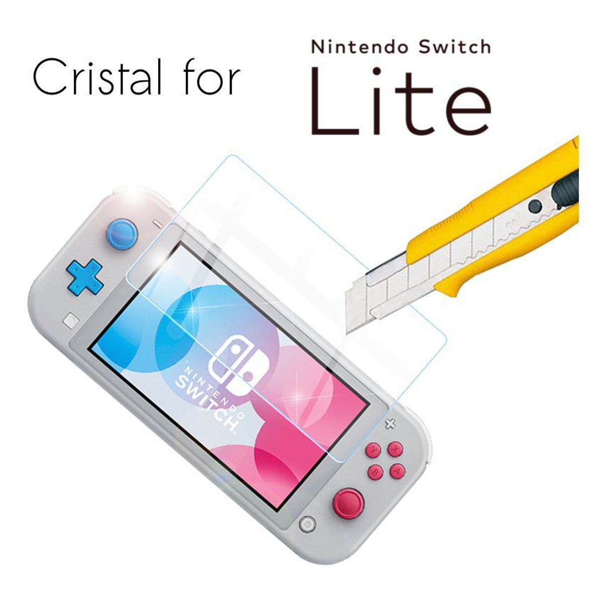 GENERICO - Protector  pantalla cristal templado p'  nintendo switch lite