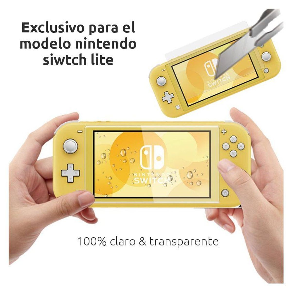 GENERICO - Protector  pantalla cristal templado p'  nintendo switch lite