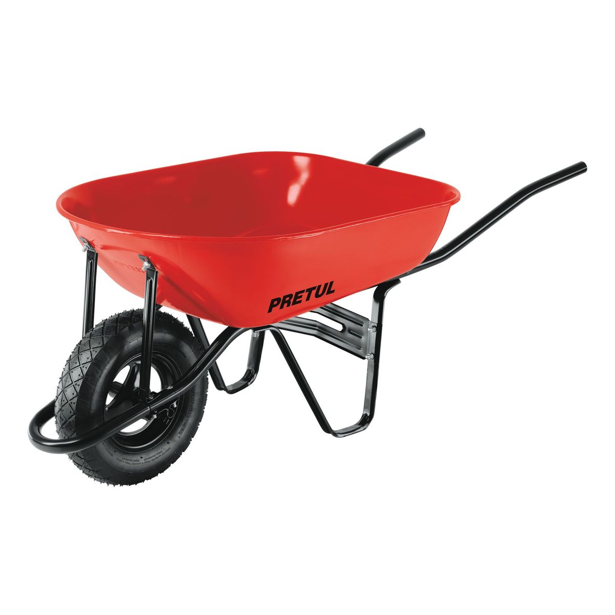 PRETUL - Carretilla Buggy 80 Litros 5.5 Ft3 350 Kg Pretul