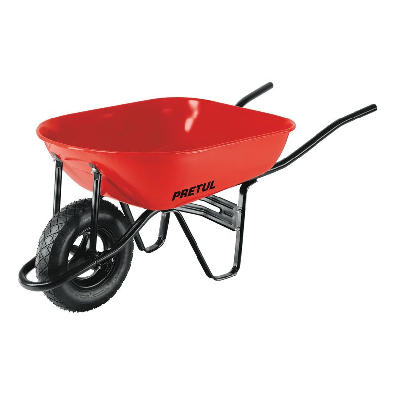 PRETUL - Carretilla Buggy 80 Litros 5.5 Ft3 350 Kg Pretul