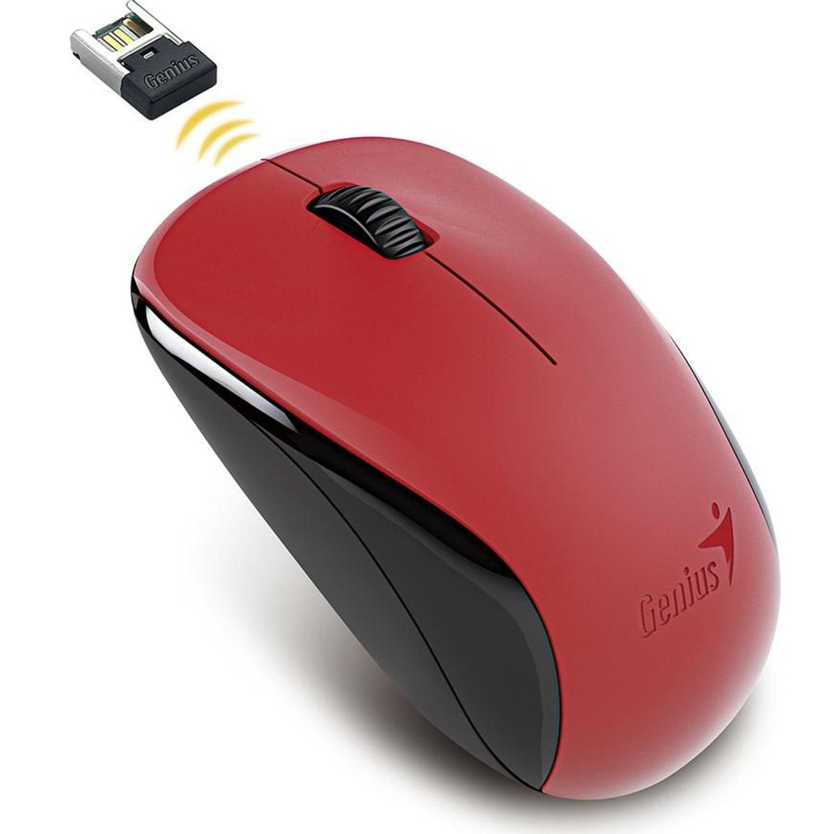 GENIUS - Mouse Inalámbrico Genius NX 7000 Red rojo Laptop