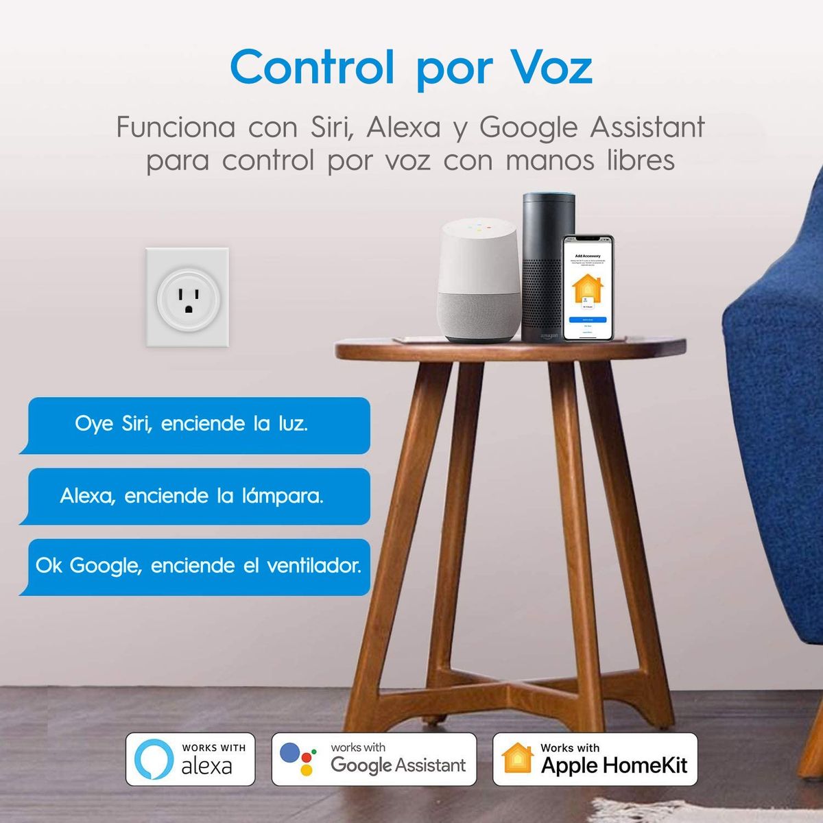 HOME ELECTRO - Enchufe Inteligente Apple HomeKit
