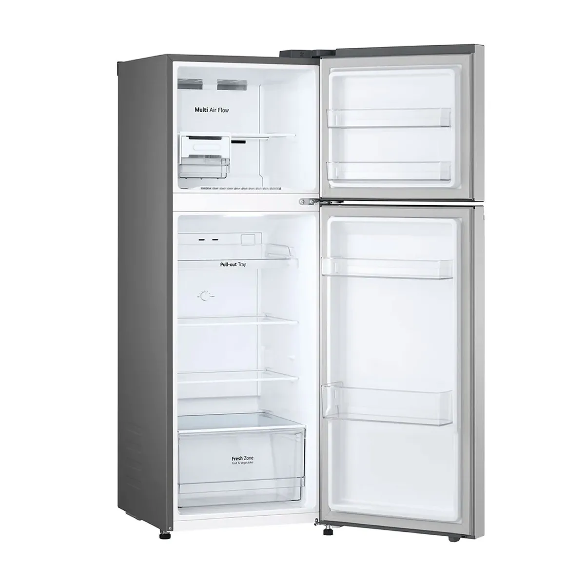 LG - Refrigeradora LG Top freezer GT24BPP 241 L con Door Cooling Plateada